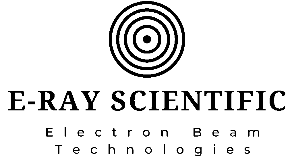 e-Ray Scientific company logo with tagline: Electron Beam Technologies